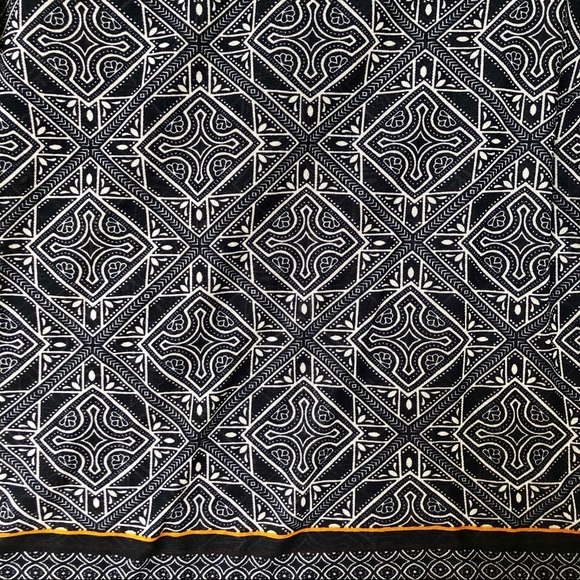 The Limited 3/4 Sleeve Sheer Blouse w/ Gold Bar - Picture 4 of 6